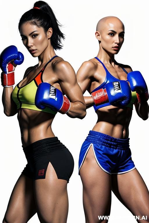 two women, one asian and one hispanic - #main
