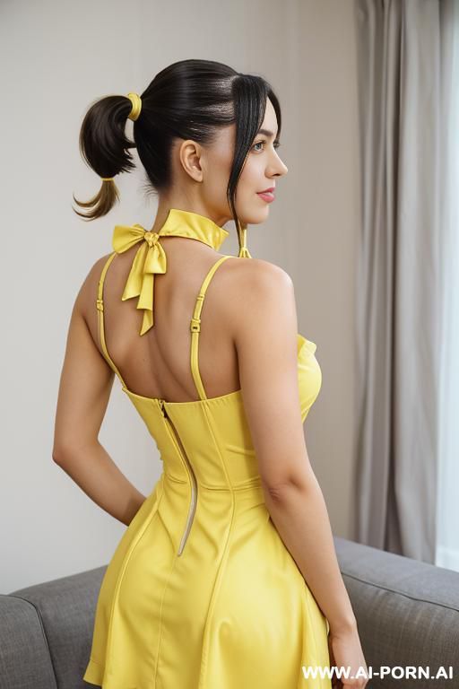 (short yellow dress) - #main