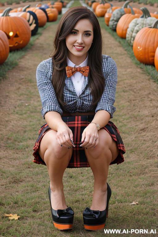 (bow tie) (pumpkin patch) (plaid) - #main