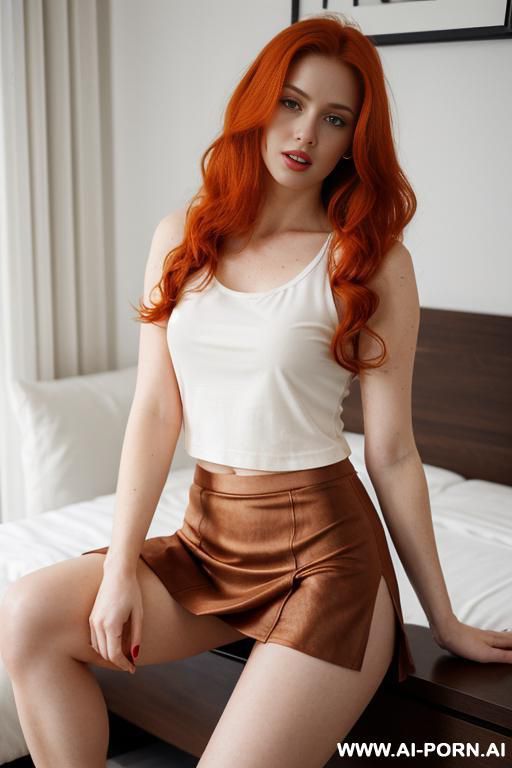 flirty ginger woman showing it all nude - #main