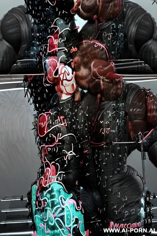 ((((latina milf)))) with (((((gigantic tits))))) , (makeup) , (((tight black leather jacket))) (((tight jeans))) (((((((((((kissing a muscular man))))))))))) (((boots))) (big ass) - #main