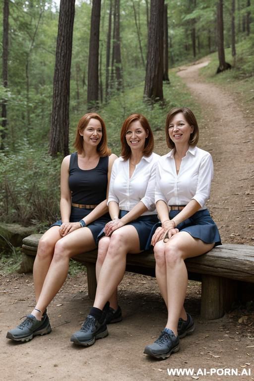 (suburban moms) (hiking) (sitting) - #main