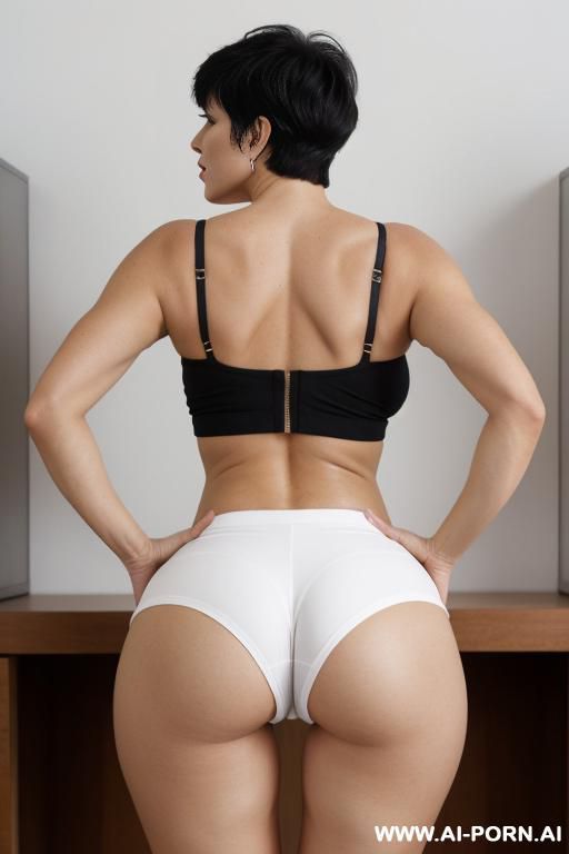 tight shorts looking at the camera - #main