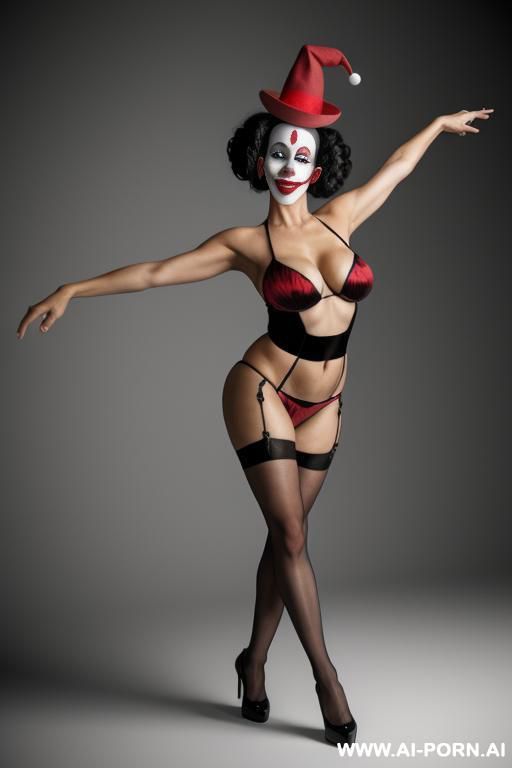 clown woman posing - #main