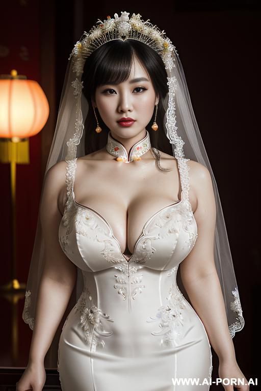 ((chinese woman)), ((chinese wedding dresses)), ((full lips)), ((flower)), ((face drenched in liters of milk)), ((chinese bride)), ((chinese bride dress)), - #main