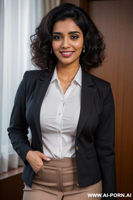 ((pants)), ((tanned indian )), (asin), (lean), (pretty face), (detailed face), (soft slutty smile), (perfect), (natural lighting), ((highly detailed photo)), ((busty)) - #main