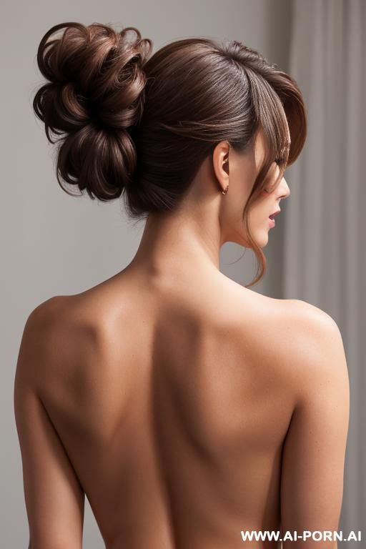 realistisch photography image photo from sexy beauty attractive luxury mom, topless, updo - #main