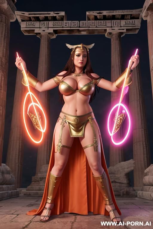 high quality hd temple goddess pink red yellow orange blue green skin , power energy reactor arc pussy - #main