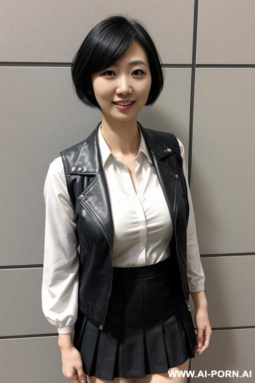 leather vest - #main