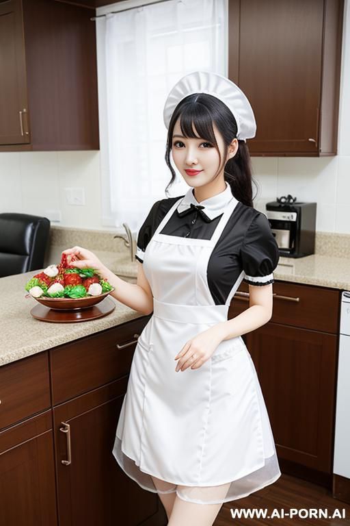 cosplay maid with m size dress - #main