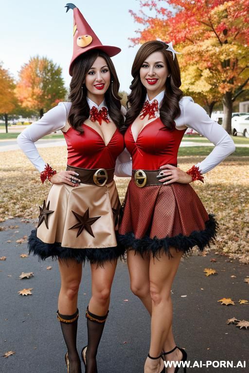 (suburban moms) (turkey costume) (fall festival) - #main