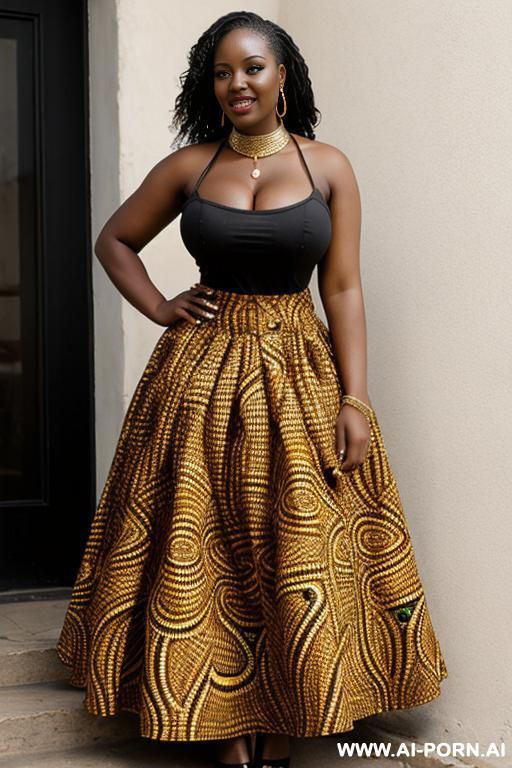 african chuch breast big skirt - #main