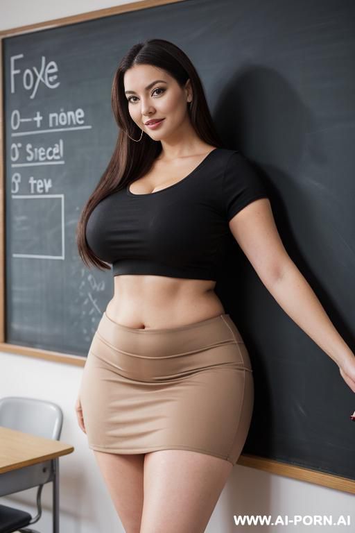 teacher. big thighs. big hips. a tall woman. - #main