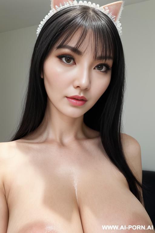 (detailed face), (ghastly white skin), (milf), (round breasts), (black hair), (delicate body), - #main