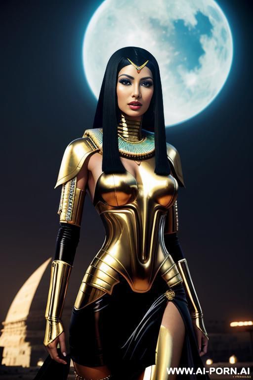 futuristic sci-fi egyptian princess - #main