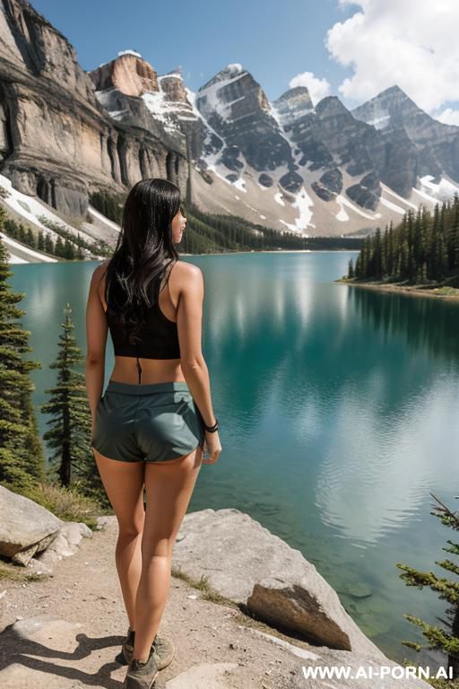 (hiking) (lake) (tight shorts) - #main