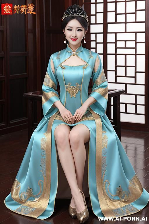 chiness princess 1 old in harem china dress - #main