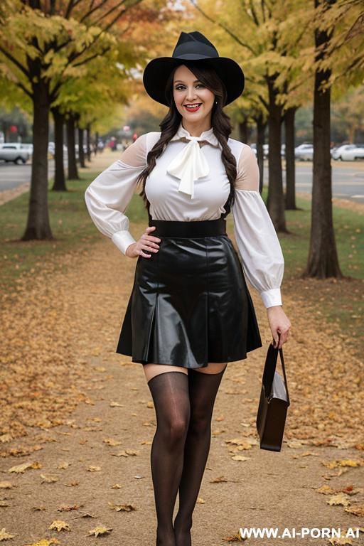 (suburban mom) (pilgrim costume) (fall festival) - #main