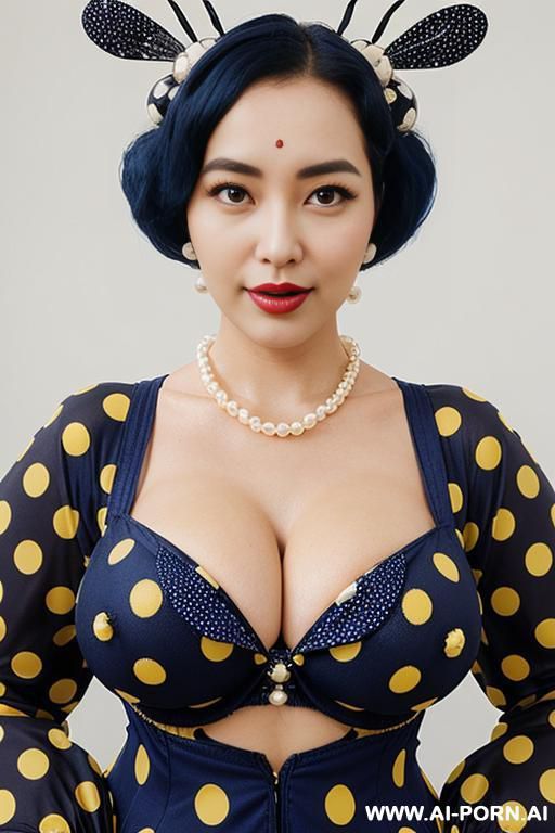 gorgeous round face, pearl necklace, pearl earrings - #main