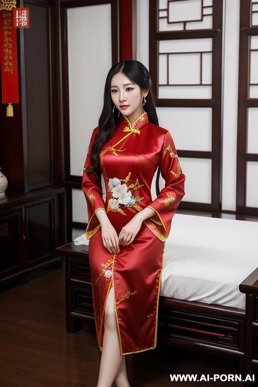 empress of china, use traditional chinese dress, bad room, bad, sleep, sleeping. - #main