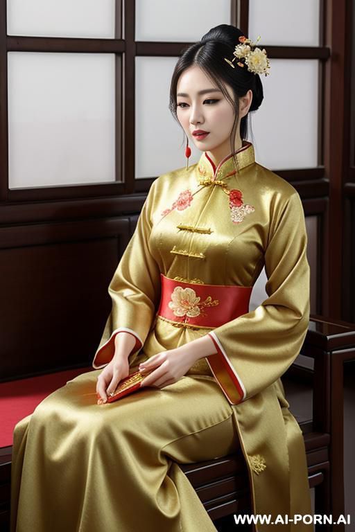 empress of china, use traditional chinese dress, sleeping. - #main