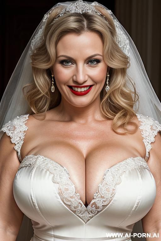 (((cleavage))), (((gigantic boobs))), closeup, lipstick - #main