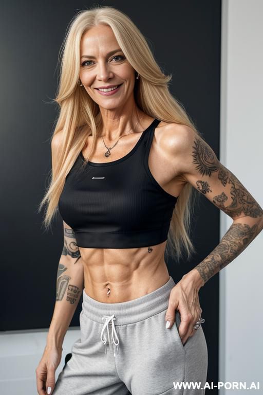 tatooed body, long hair - #main