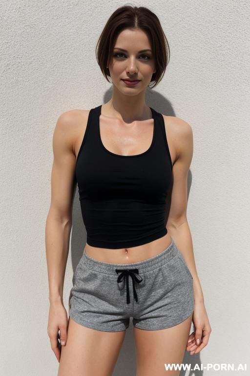 tight tanktop, shorts - #main