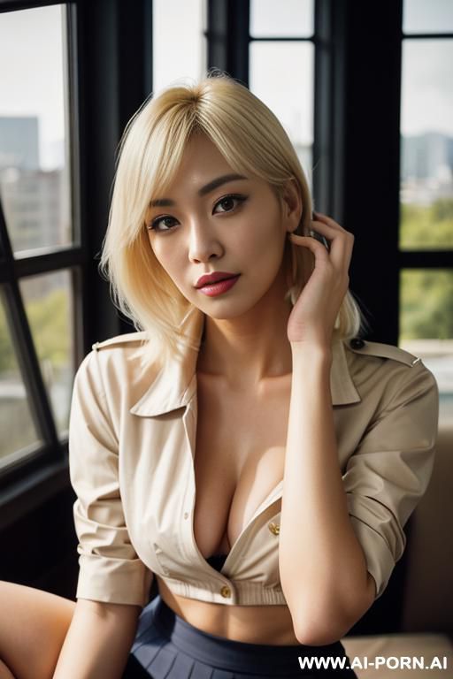 asian woman sit with naked - #main