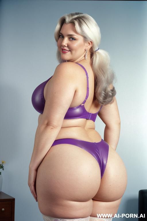 ((very old woman, realistic face)), view, full body, ((old very gigantic big boobs)), face, long curly hair)), big nose, sexy old wet hair, ((very wide hips)), very obese body, ((very white - #main