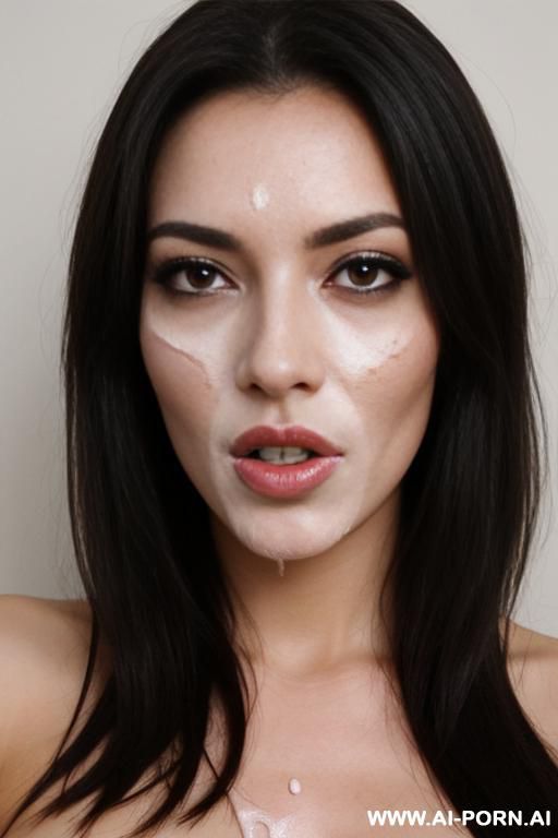 woman with cum all over her face - #main