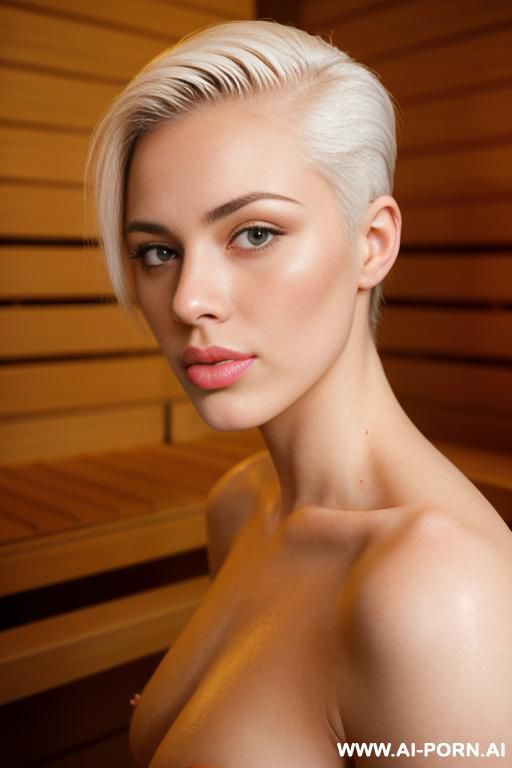 nude, naked, sexy, ultrarealistic, beautiful, (((big lips))), (((biggest lips))), (white skin), (((busty))), short slicked hair, pouting lips - #main