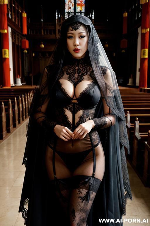 pet collar, monstrous, (((lace veil ))) her eyes secrecy - #main