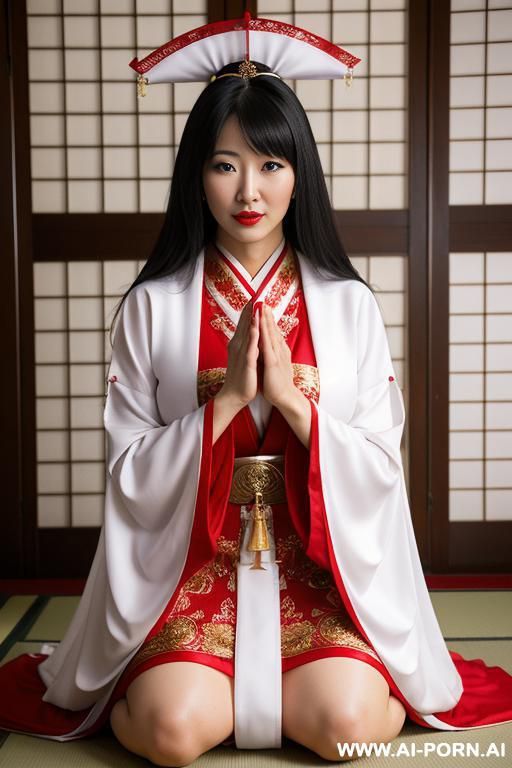 a oracle praying for a big size dildo, white and red - #main