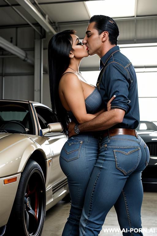 ((((persian milf kissing a man)))) (((((gigantic tits))))) ((makeup)) (((tight jeans))) (((boots))) ((((big ass)))) - #main