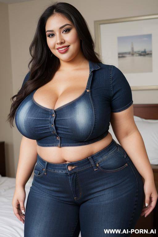 very , mexican, model, very wide hips, hourglass shaped, high rise jeans, extra thic, eye shw, bbw - #main