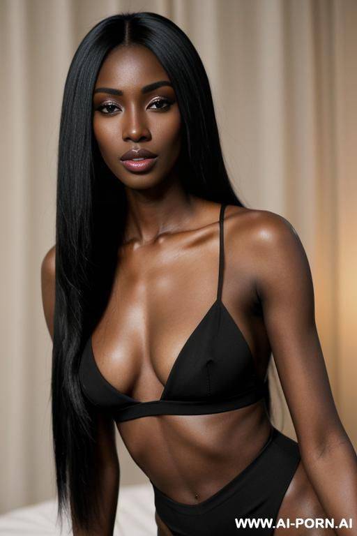 beautiful, ebony, dark skin, very large lips, straight hair, in love - #main