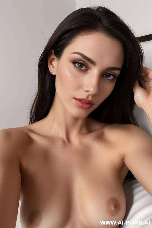 gorgeous, classy, lean, serbian model. lean, sharp features, sexy selfie. (nude breasts) - #main