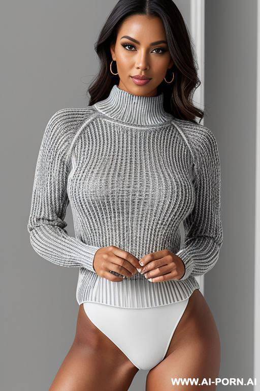 fitted sweater - #main