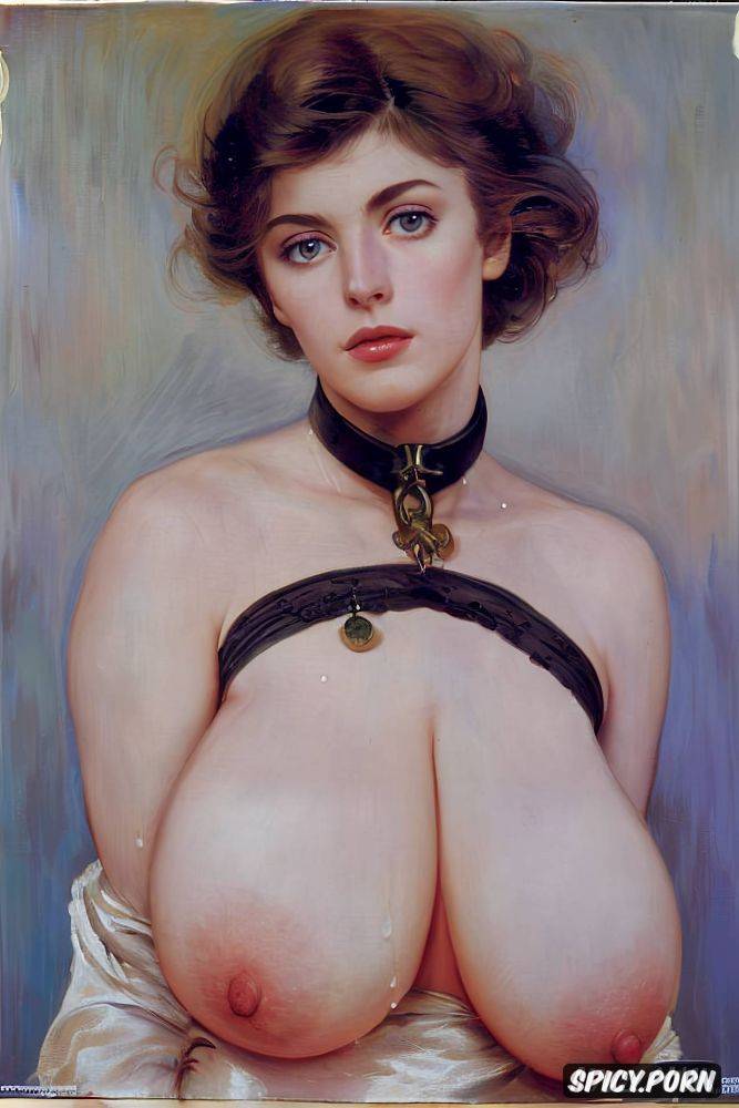 detailed, perfect anatomy, massive saggy breasts, pink nipples - #main
