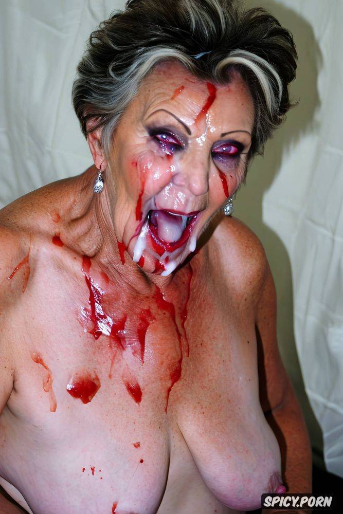 old zombie grandmother and old zombie aunt, masterpiece, blowjob - #main