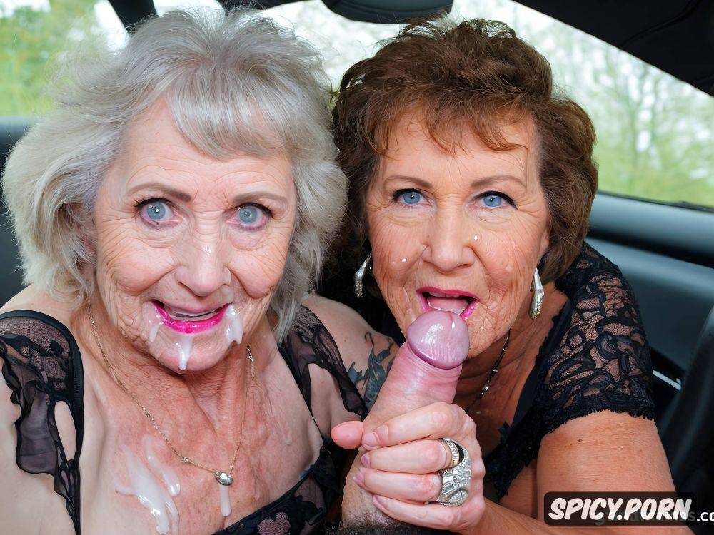 highres, tremendous cum on tits, true color, masterpiece, in the car - #main