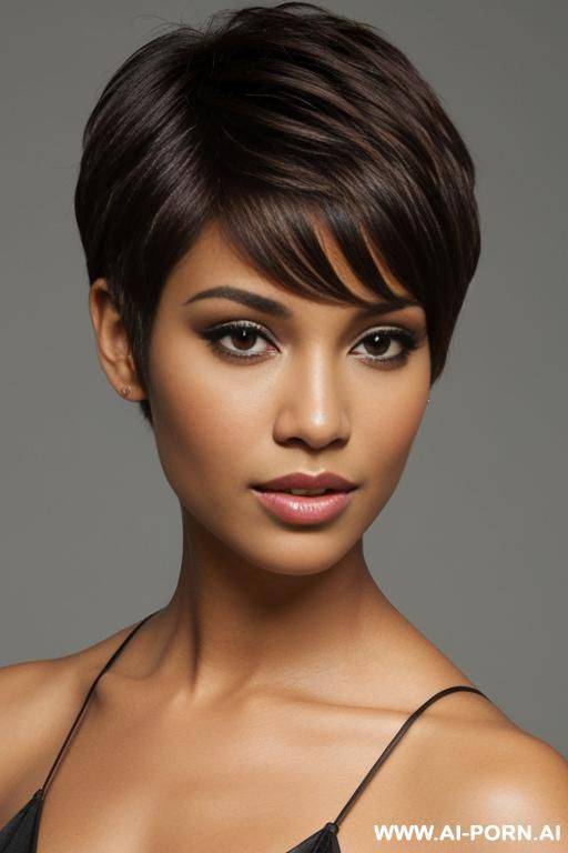 2, short brown hair, brown skin, - #main