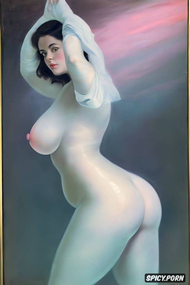 wide hips, jules bastien lepage oil painting, ice, glistening light reflective - #main