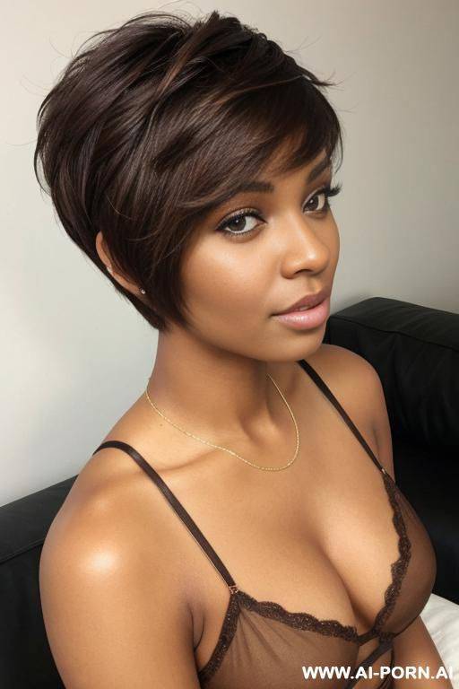 brown skin, brown hair - #main