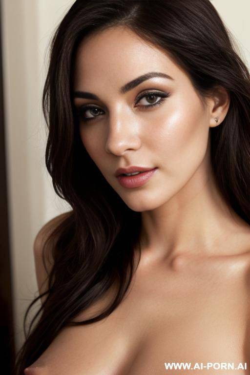 most beautiful texan woman ever according to ai, totally naked, seductive, eye contact - #main