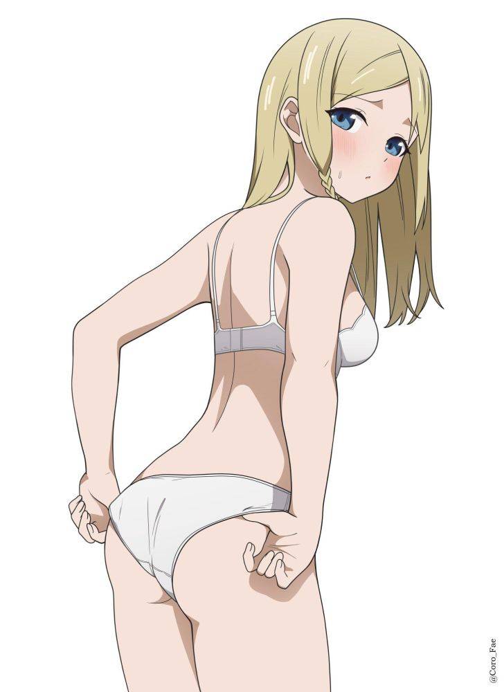 Ai Hayasaka Blushing In Her White Panties - #main