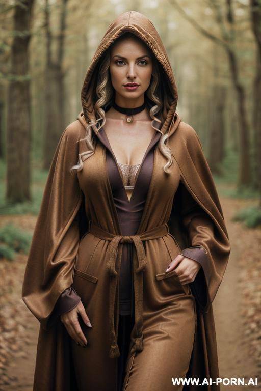 ((topless)), ((natural plump breasts), (pretty face), (wide hips), (soft seductive smile), (baggy pants), (choker) - #main