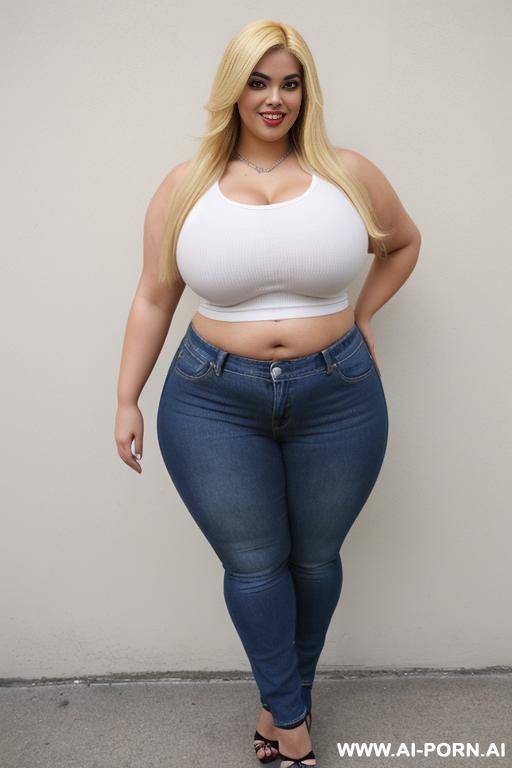 supermodel, mexican, huge body, very tan skin, nerd, punk rocker, hourglass figure, extremely wide hips, tight band shirt, extra thicc, very wide pear shaped body, supreme bbw - #main