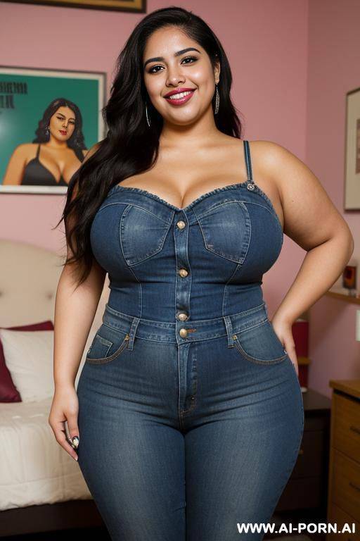 very , mexican, chola, rocker woman, huge fat hips, pear shaped, very hourglass figure, extra thicc, eating burger - #main